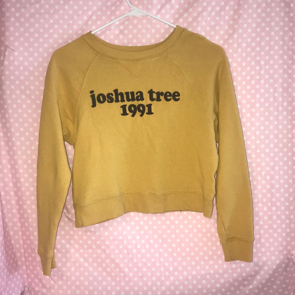CROPPED crew neck sweater